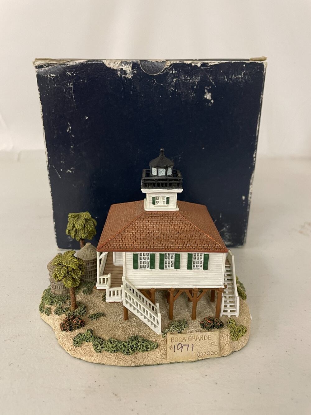 Harbour Lights 531 Society Exclusive Boca Grande Florida Lighthouse w/ Box 1971